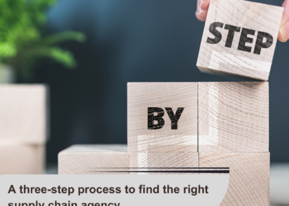 A Three-Step Process to Find the Right Supply Chain Agency