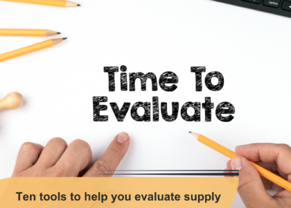 Ten tools to help you evaluate supply chain agencies.