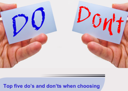 Top five do’s and don’ts when choosing a supply chain agency.