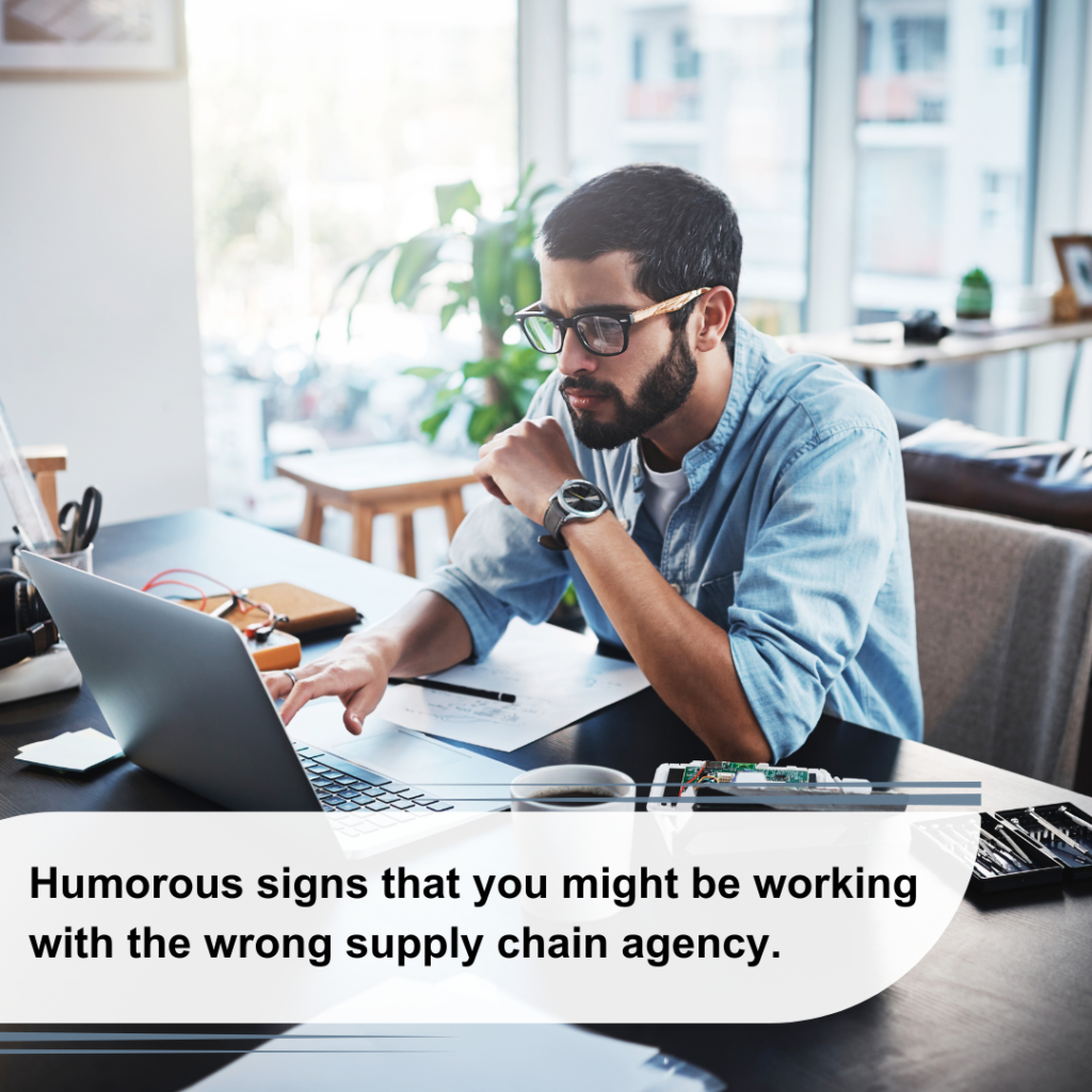 The reality versus expectations of working with a supply chain agency.