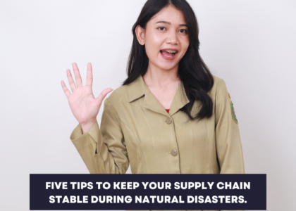 Five tips to keep your supply chain stable during natural disasters.